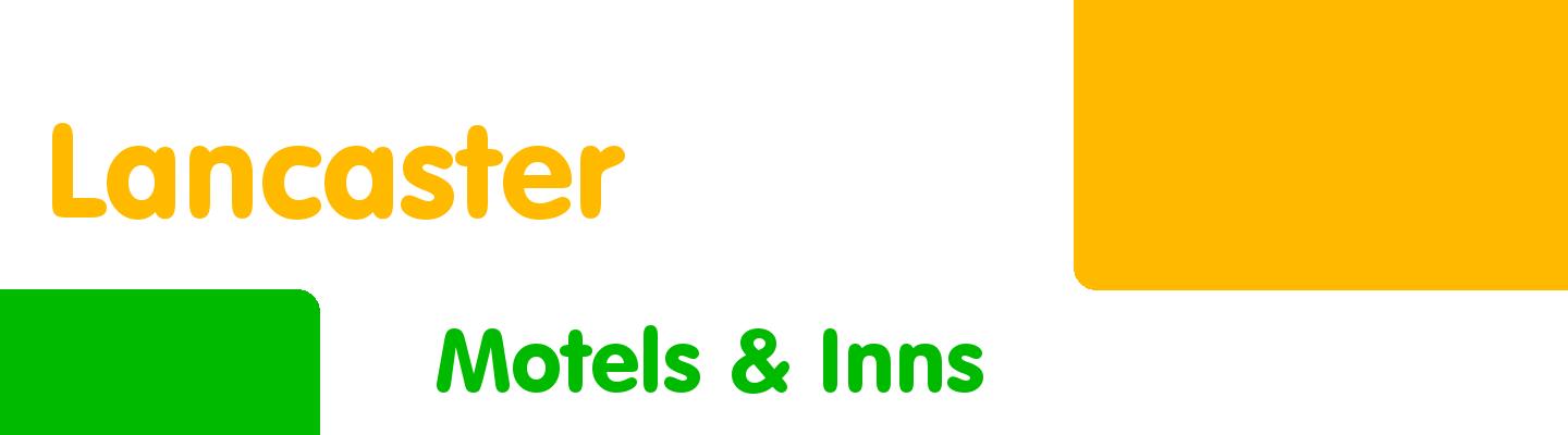 Best motels & inns in Lancaster - Rating & Reviews